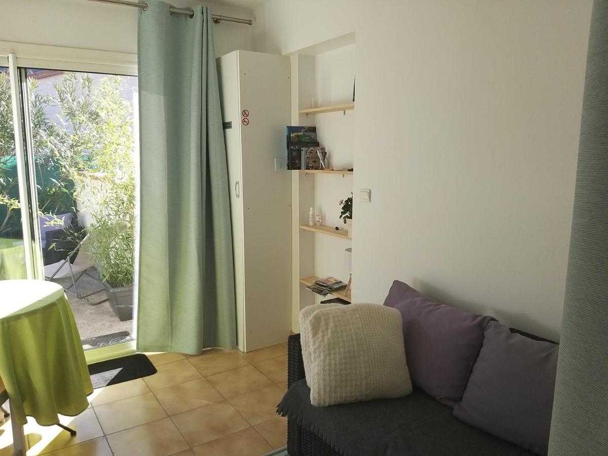 Rez De Jardin Cosy Avec Terrasse Fleurie Apartment Arles-sur-Tech Luaran gambar