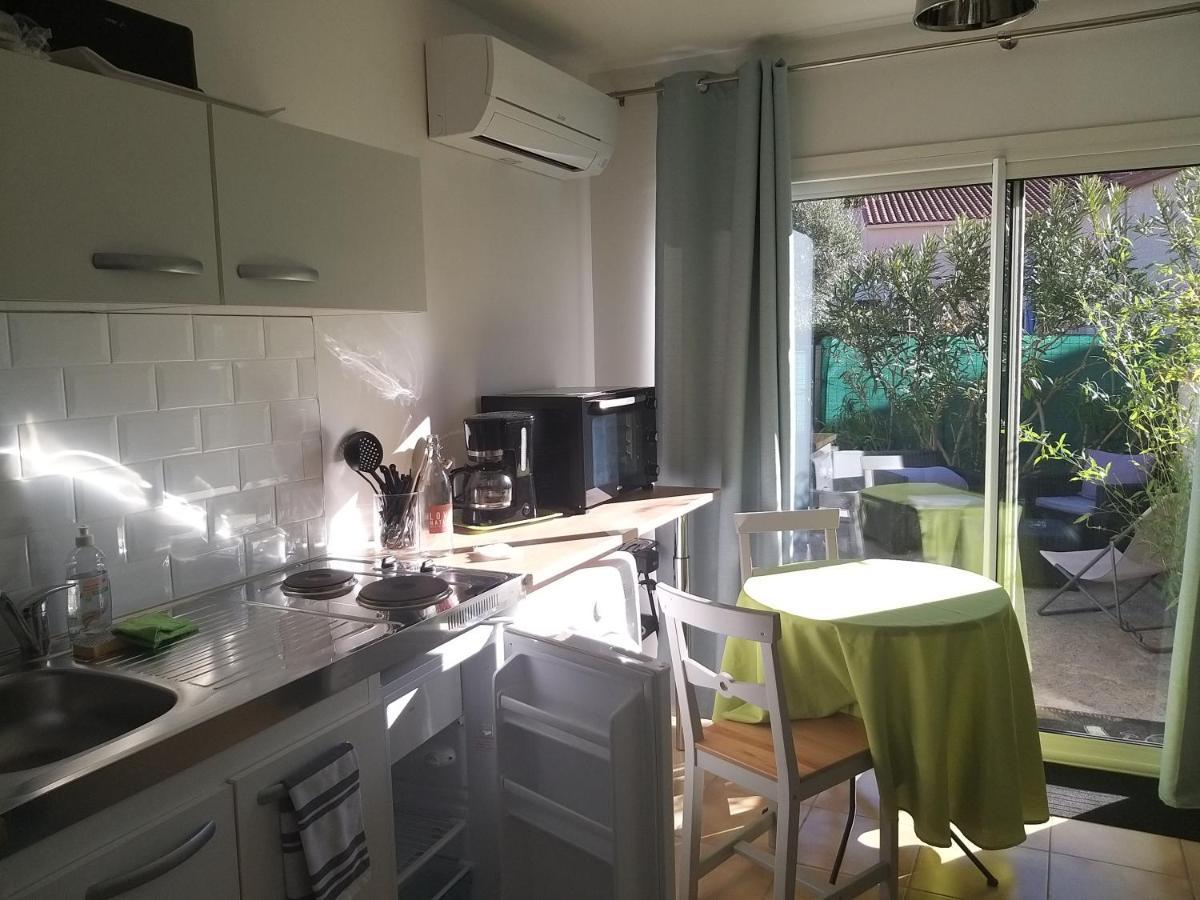 Rez De Jardin Cosy Avec Terrasse Fleurie Apartment Arles-sur-Tech Luaran gambar